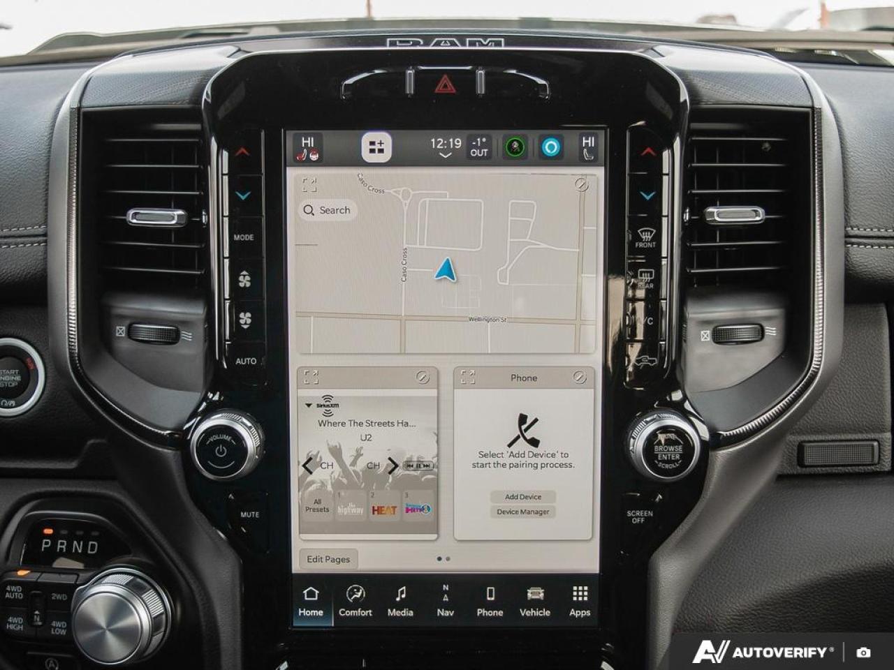 2024 RAM 1500 Sport 1-PIECE LOCKING HARD TONNEAU COVER Photo