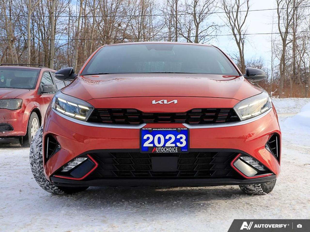 2023 Kia Forte GT-Line,LOW KM,NAVI,PWR S/ROOF,R/V CAM,LEATHER INT Photo