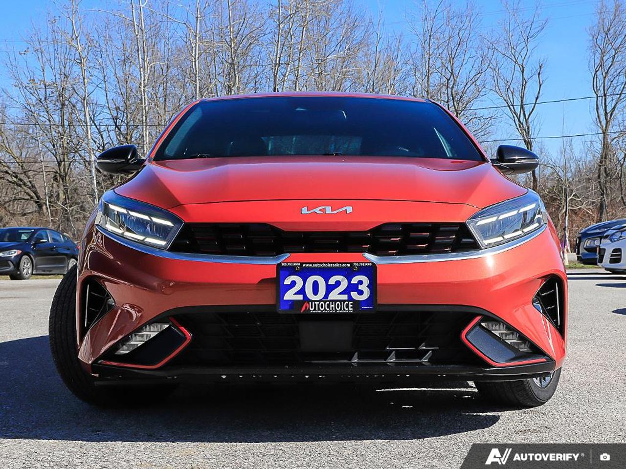 2023 Kia Forte GT-Line,LOW KM,NAVI,PWR S/ROOF,R/V CAM,LEATHER INT - Photo #2