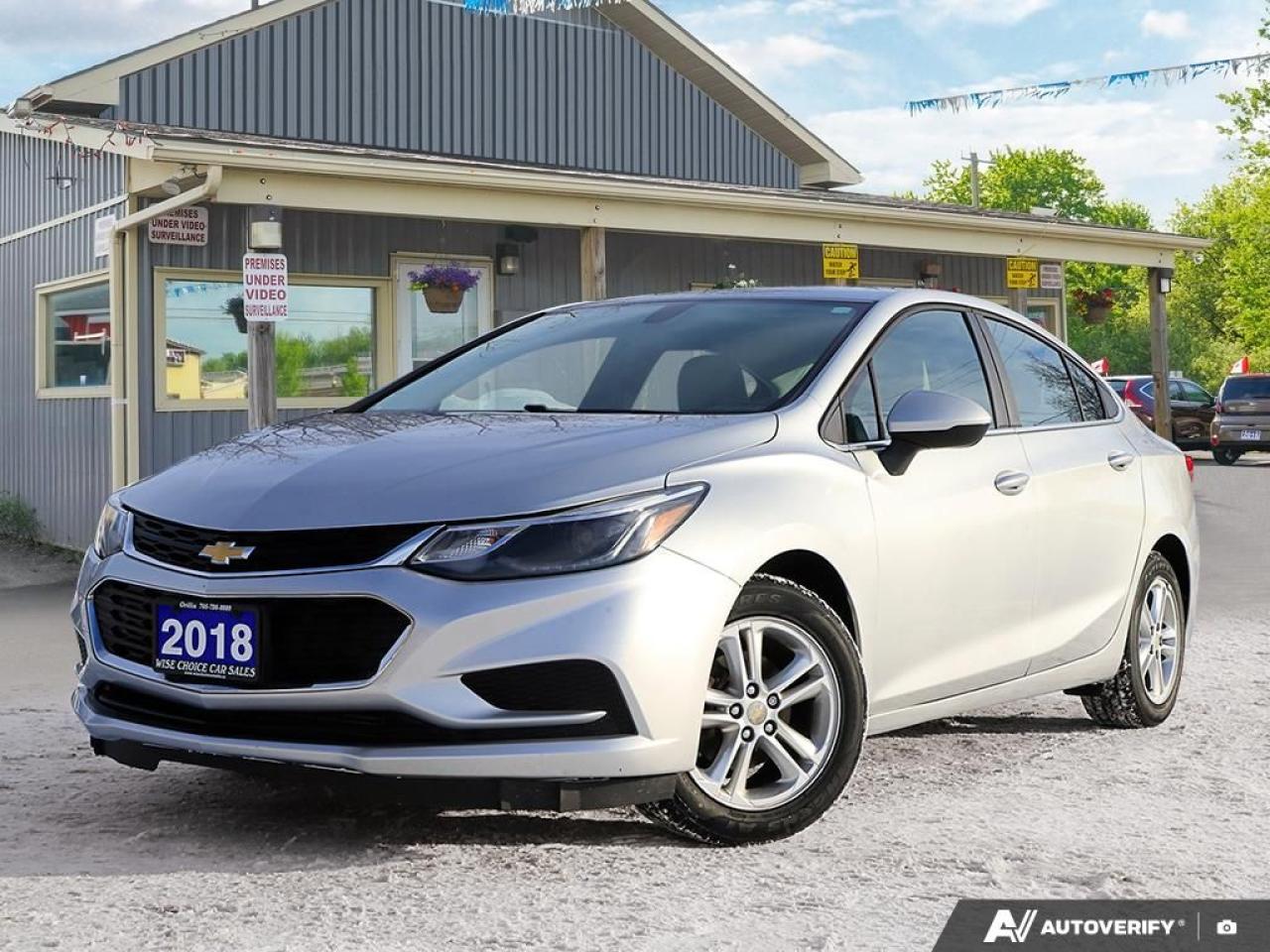Used 2018 Chevrolet Cruze LT, LOW KM'S, R/V CAM, H/SEATS, B.TOOTH for sale in Orillia, ON