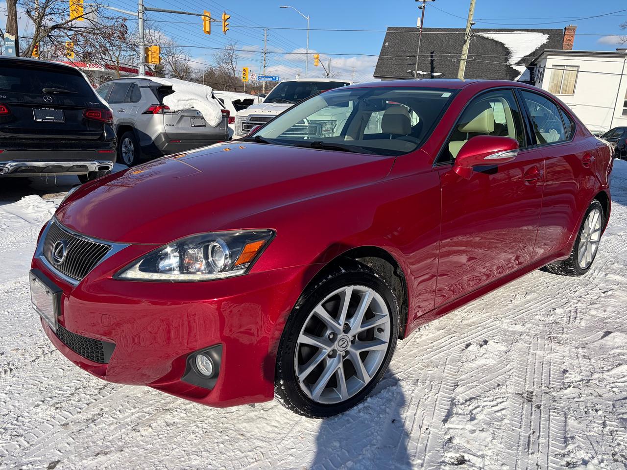 <p data-start=72 data-end=139><strong data-start=72 data-end=139>2011 Lexus IS 250 AWD &ndash; One Owner &ndash; 53900 Kilometers &ndash; Clean Carfax</strong></p><p data-start=141 data-end=327>An exceptional example of luxury and reliability &mdash; this <strong data-start=197 data-end=222>2011 Lexus IS 250 AWD</strong> is a <strong data-start=228 data-end=264>one-owner, accident-free vehicle</strong> with a clean Carfax report and only <strong data-start=301 data-end=326>53900 original Kilometers .</strong></p><p data-start=329 data-end=619>This is a <strong data-start=339 data-end=355>U.S. vehicle</strong> that has been exceptionally well cared for and presents beautifully. Finished in a classic color combination with premium leather interior, it offers the perfect balance of performance, comfort, and all-weather capability thanks to its <strong data-start=592 data-end=618>All-Wheel Drive system</strong>.</p><p data-start=621 data-end=640>Well equipped with:</p><ul data-start=642 data-end=845><li data-start=642 data-end=660><p data-start=644 data-end=660>Power Moonroof</p></li><li data-start=661 data-end=700><p data-start=663 data-end=700>Power Heated & Cooled Leather Seats</p></li><li data-start=701 data-end=727><p data-start=703 data-end=727>Bluetooth Connectivity</p></li><li data-start=728 data-end=753><p data-start=730 data-end=753>USB & Auxiliary Input</p></li><li data-start=754 data-end=767><p data-start=756 data-end=767>CD Player</p></li><li data-start=768 data-end=802><p data-start=770 data-end=802>Keyless Go (Push Button Start)</p></li><li data-start=803 data-end=828><p data-start=805 data-end=828>Sport Paddle Shifters</p></li><li data-start=829 data-end=845><p data-start=831 data-end=845>Alloy Wheels</p></li></ul><p data-start=847 data-end=989>The IS 250 is known for its smooth ride, refined interior, and long-term dependability &mdash; making this low-mileage example especially desirable.</p><p data-start=991 data-end=1012><strong data-start=993 data-end=1012>Price includes:</strong></p><ul data-start=1013 data-end=1088><li data-start=1013 data-end=1051><p data-start=1015 data-end=1051>Ontario DriveON Safety Certificate</p></li><li data-start=1052 data-end=1074><p data-start=1054 data-end=1074>Administration Fee</p></li><li data-start=1075 data-end=1088><p data-start=1077 data-end=1088>OMVIC Fee</p></li></ul><p data-start=1090 data-end=1118 data-is-last-node= data-is-only-node=>No hidden charges &mdash; plus HST</p>