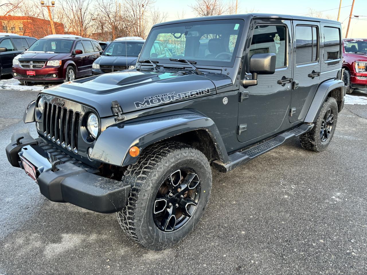 2017 Jeep Wrangler Smoky Mountain ** HTD LEATH, AUTOSTART, BLUETOOTH ** Photo2