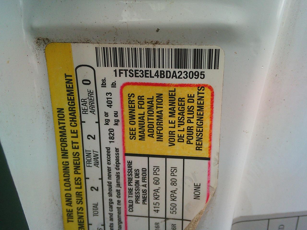 2011 Ford Econoline E-350 Super Duty Commercial Photo