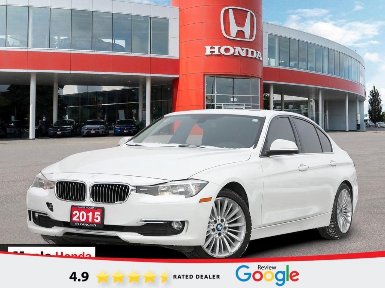 2015 BMW 3 Series Leather Seats| Sunroof| Heated Seats| Good Conditi Photo0