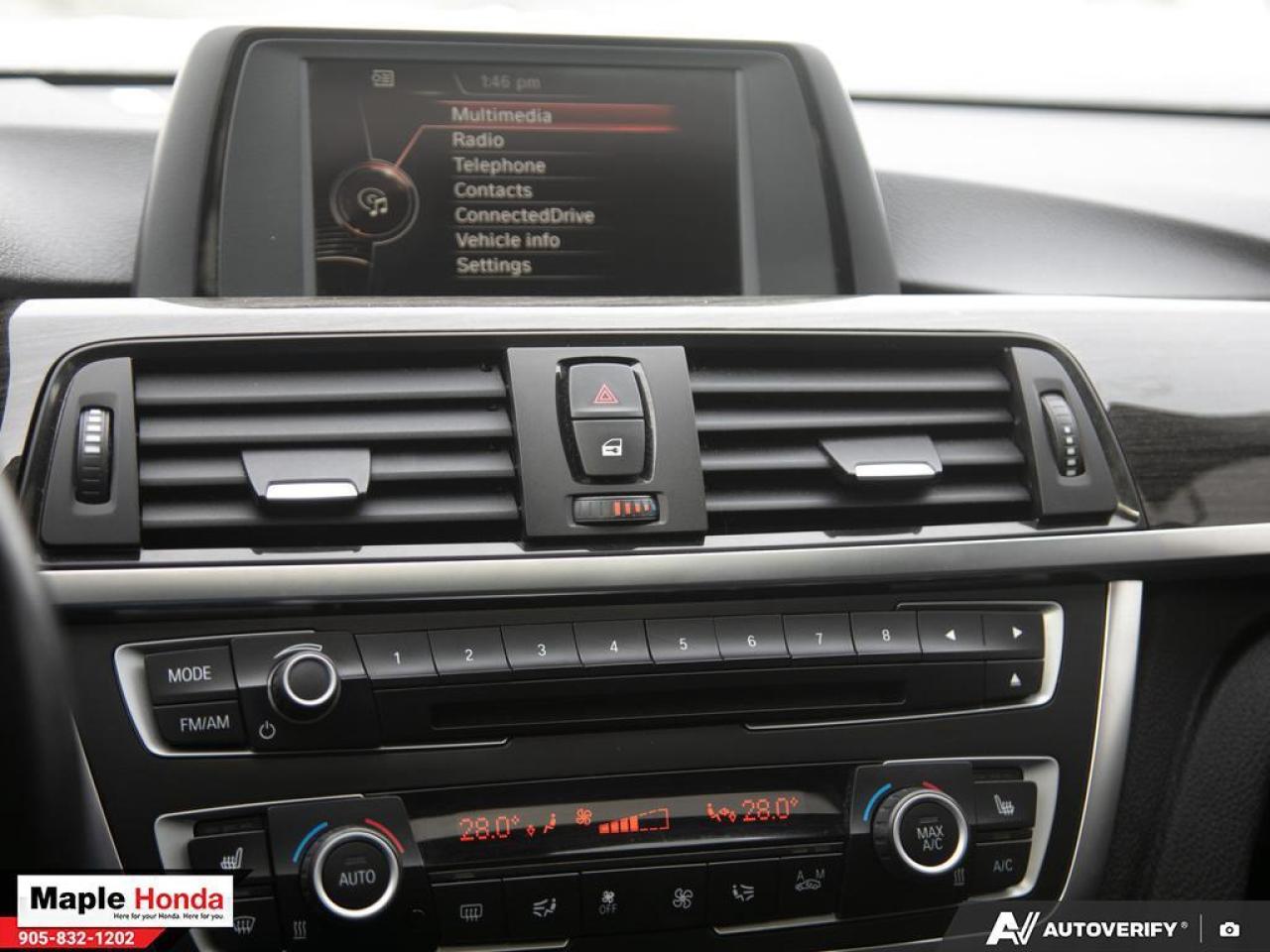 2015 BMW 3 Series Leather Seats| Sunroof| Heated Seats| Good Conditi Photo