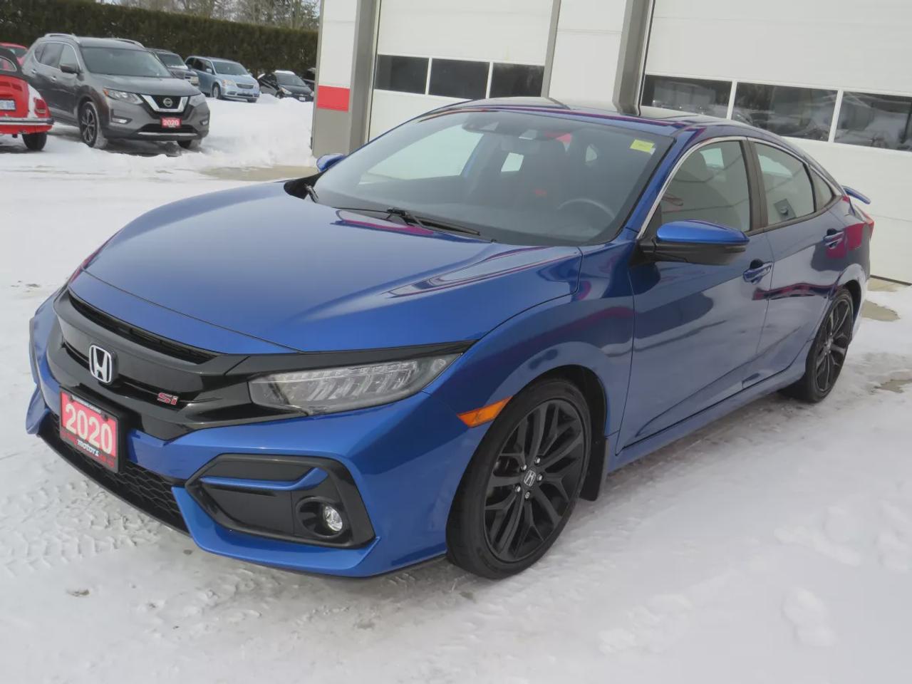 2020 Honda Civic SI Sedan SI | Low Km | Safety Certified | One Owner | Clean Title | No Accidents | Manual Transmission | Alloy Rims | Sunroof | Push Button Start | Digital Touchscreen | Reverse Camera | Collision Avoidance | Lane Assist | Heated Seats | Wireless Charging Photo