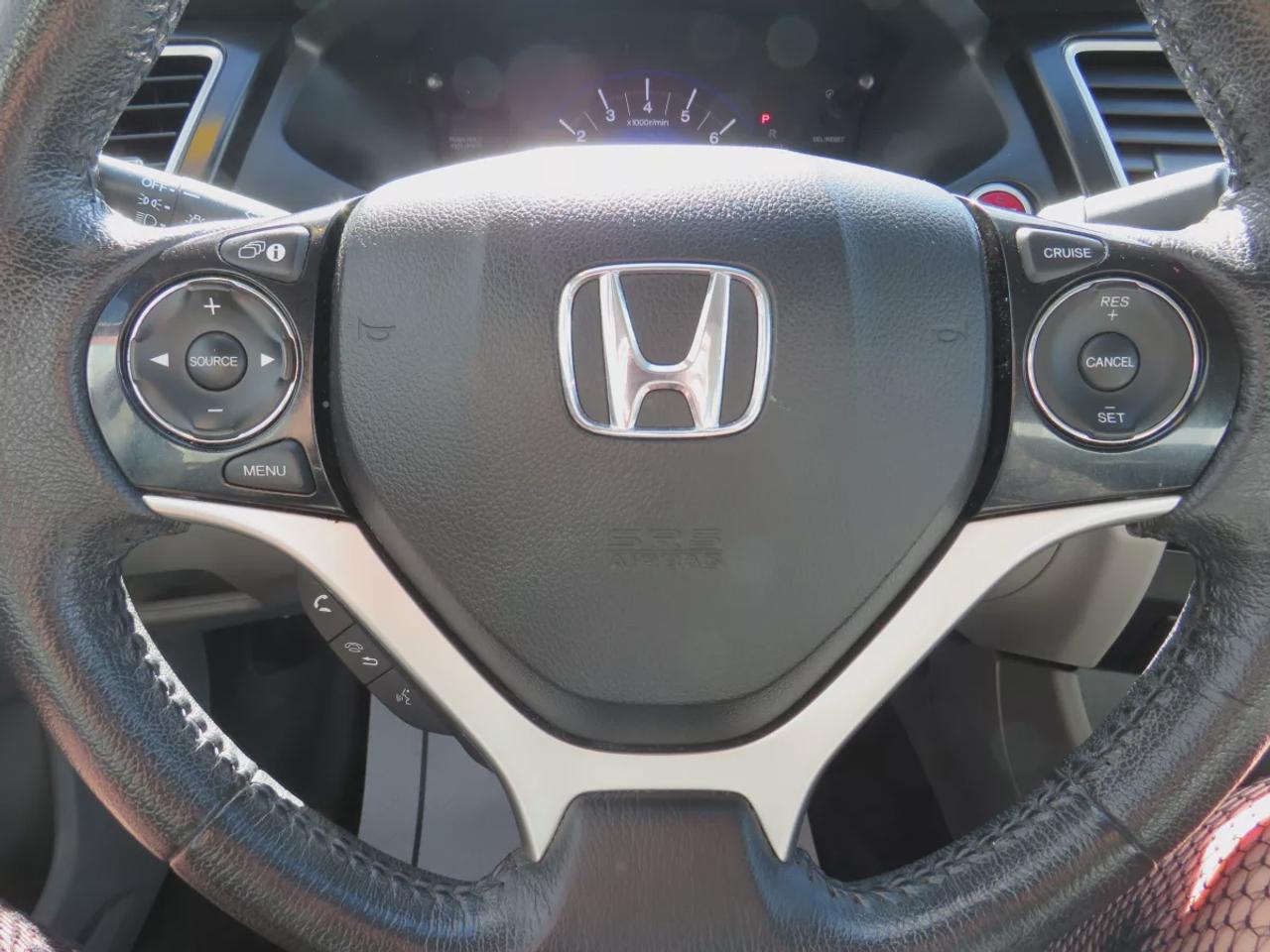 2014 Honda Civic Sedan EX | Safety Certified| Alloy Rims | Remote Start |  Automatic | Sunroof | Push Button Start | Reverse Camera | USB/HDMI | Heated Seats | A/C | Power Doors | Power Locks | Digital Touchscreen | CD Player | Cruise Control | Bluetooth Photo