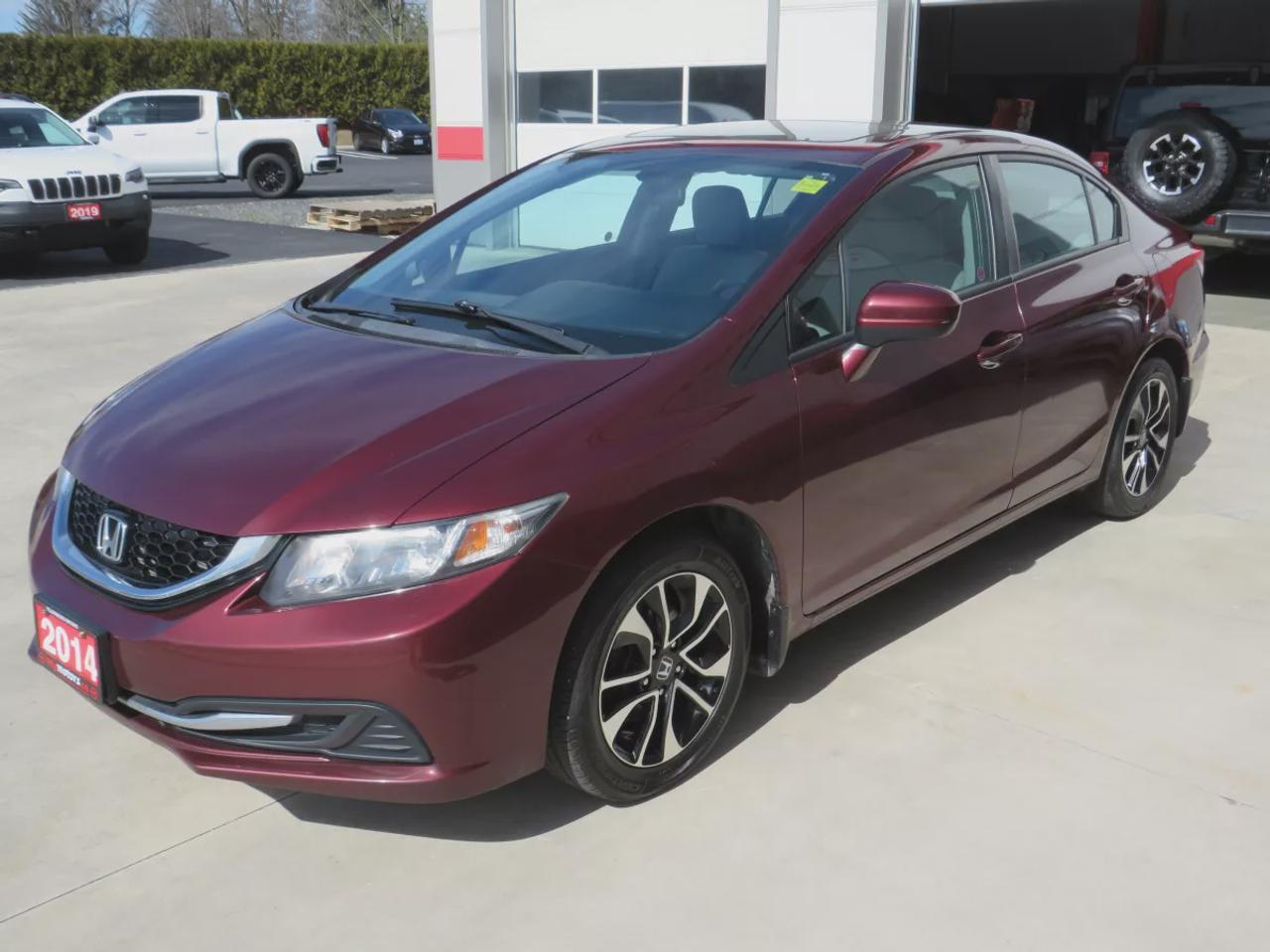 2014 Honda Civic Sedan EX | Safety Certified| Alloy Rims | Remote Start |  Automatic | Sunroof | Push Button Start | Reverse Camera | USB/HDMI | Heated Seats | A/C | Power Doors | Power Locks | Digital Touchscreen | CD Player | Cruise Control | Bluetooth Photo
