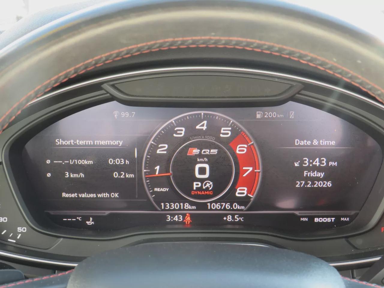 2019 Audi SQ5 Progressiv  | 349 Horsepower | Clean Title | No Accidents | Safety Certified | AWD | Alloy Rims | Red Leather Interior | Navigation | Panoramic Sunroof | Push Button Start | Power Seats/Lumbar | Heated Seats | Heated Steering Wheel | Power Tailgate Photo4