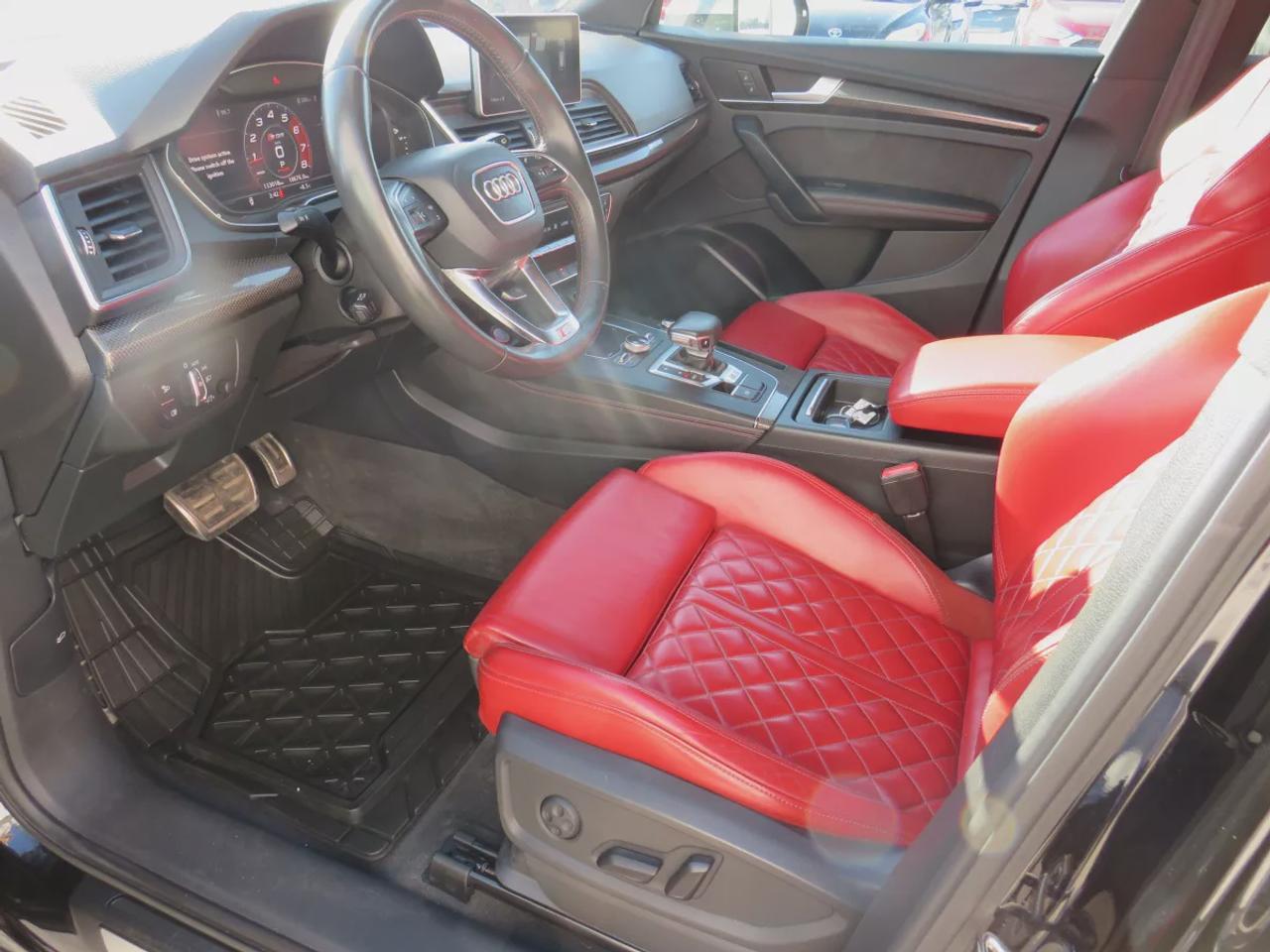 2019 Audi SQ5 Progressiv  | 349 Horsepower | Clean Title | No Accidents | Safety Certified | AWD | Alloy Rims | Red Leather Interior | Navigation | Panoramic Sunroof | Push Button Start | Power Seats/Lumbar | Heated Seats | Heated Steering Wheel | Power Tailgate Photo