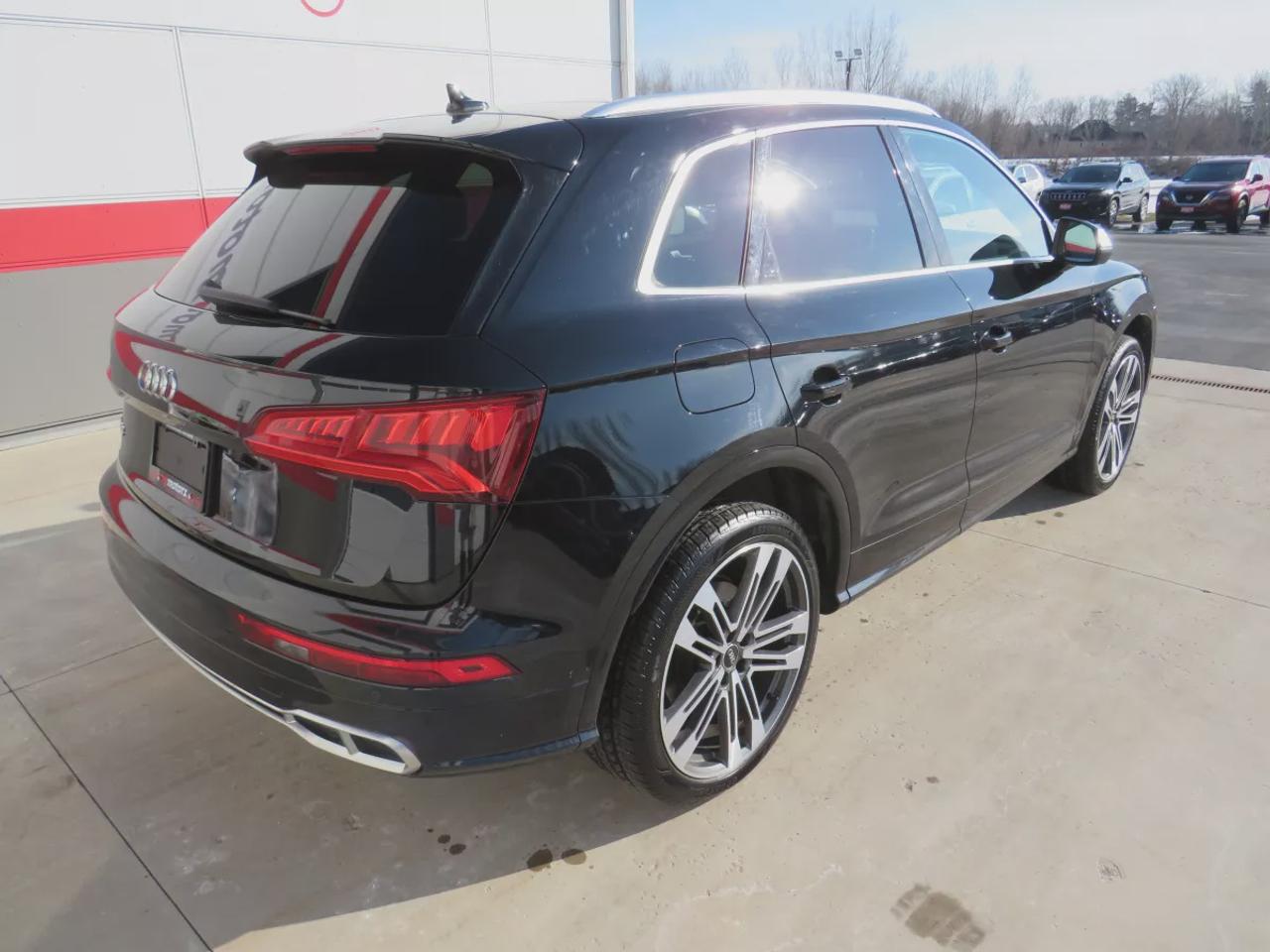 2019 Audi SQ5 Progressiv  | 349 Horsepower | Clean Title | No Accidents | Safety Certified | AWD | Alloy Rims | Red Leather Interior | Navigation | Panoramic Sunroof | Push Button Start | Power Seats/Lumbar | Heated Seats | Heated Steering Wheel | Power Tailgate Photo