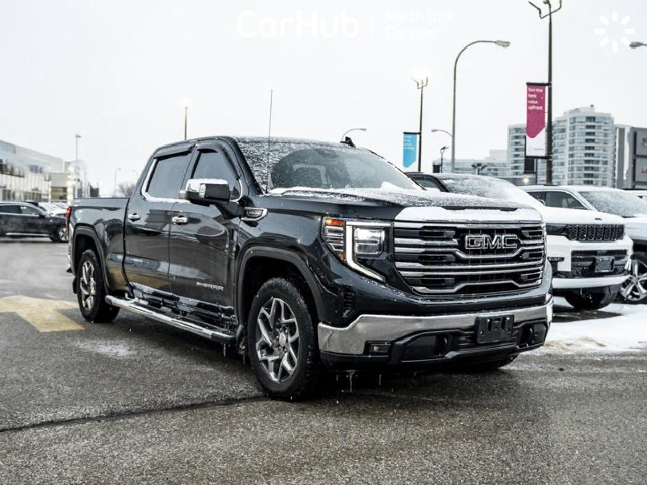 2024 GMC Sierra 1500 SLT 157" V8 Leather Captain Seats MultiPro Tailgate Side Steps Photo2