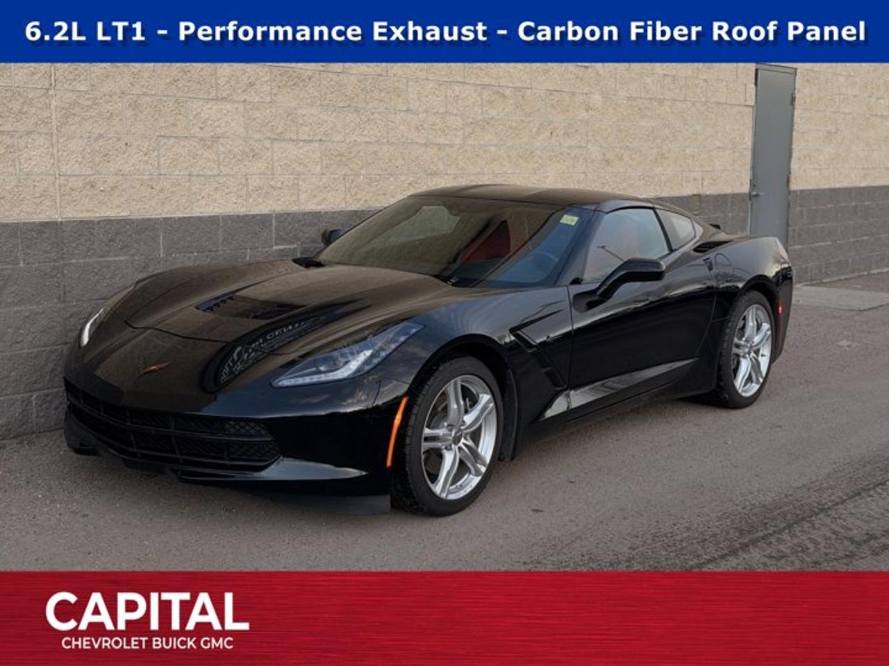 Recent Arrival! CARFAX Canada No Reported AccidentsAsk for the Internet Department for more information or book your test drive today! Call 403-256-4960 for fast answers at your fingertips! Disclaimer: All prices are plus taxes. See dealer for details. AMVIC Licensed Dealer # B2020028.2017 Corvette 1LT 8 Speed Paddle Shift with Automatic Modes RWD Corvette Stingray 1LT, 6.2L V8, 18 x 8.5 Front & 19 x 10 Rear Aluminum Wheels, 9 Speakers, Exterior Parking Camera Rear, Performance Exhaust, Preferred Equipment Group 1LT.
