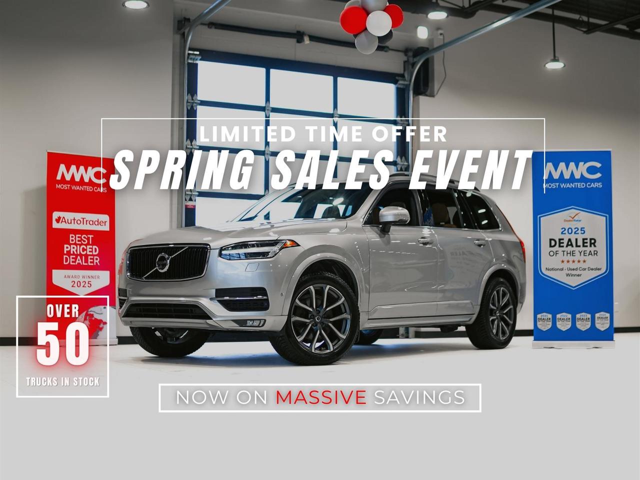 2018 Volvo XC90 MOMENTUM PLUS | VISION PKG | CONV PKG | AWD | NO ACCIDENTS Photo