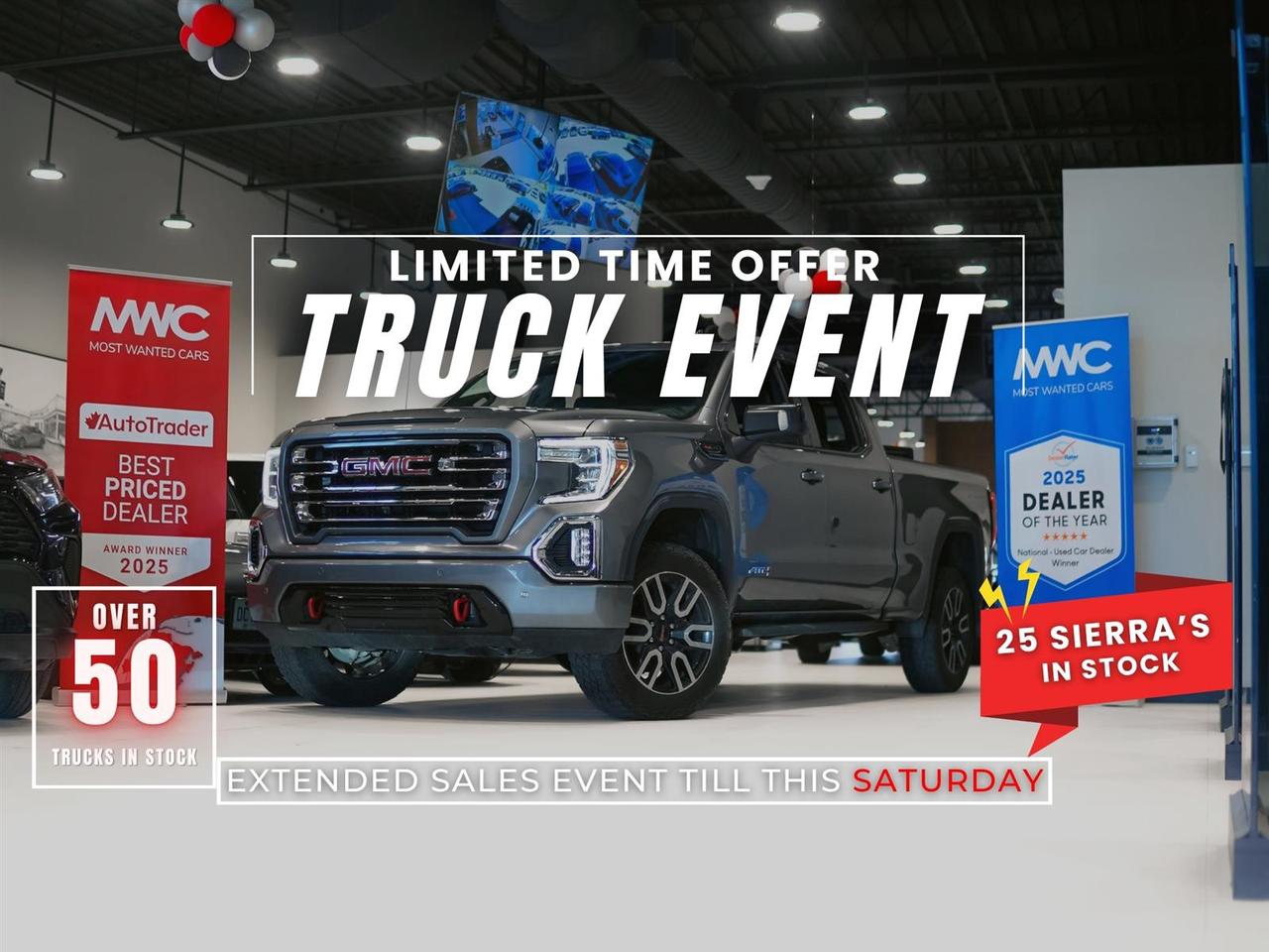 2022 GMC Sierra 1500 Limited Limited AT4 | 6.2L V8 CREW | LTHR | SUNROOF | BOSE Photo0