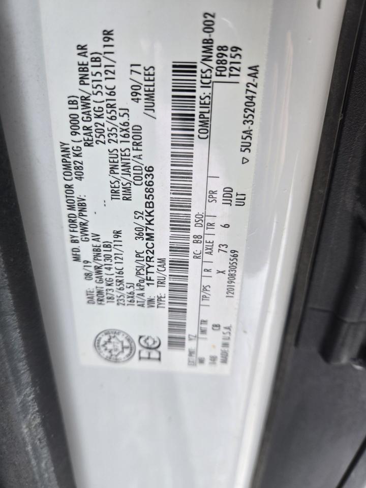 2019 Ford Transit  Photo