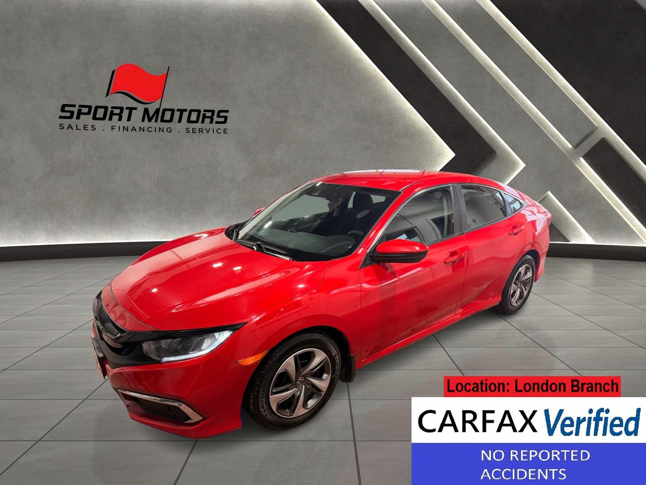 2019 Honda Civic LX+Camera+Adaptive Cruise+CLEAN CARFAX Photo