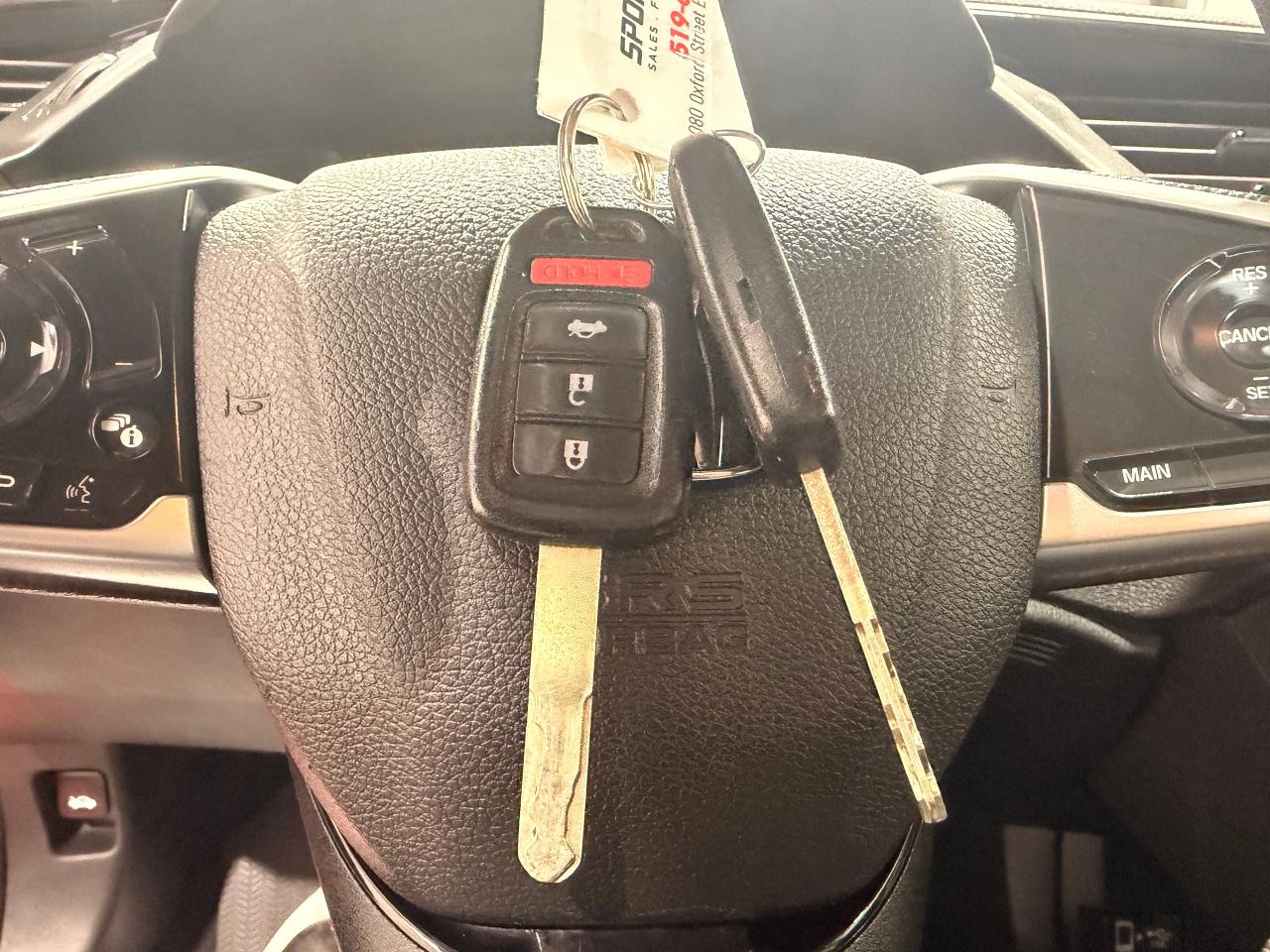 2019 Honda Civic LX+Camera+Adaptive Cruise+CLEAN CARFAX Photo10