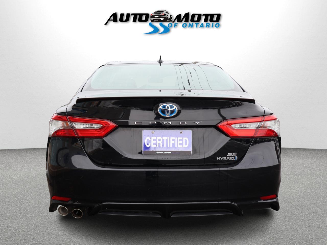 2018 Toyota Camry HYBRID SE HYBRID CERTIFIED CAMERA BLUETOOTH LEATHER HEATED SEATS SUNROOF CRUISE ALLOYS Photo