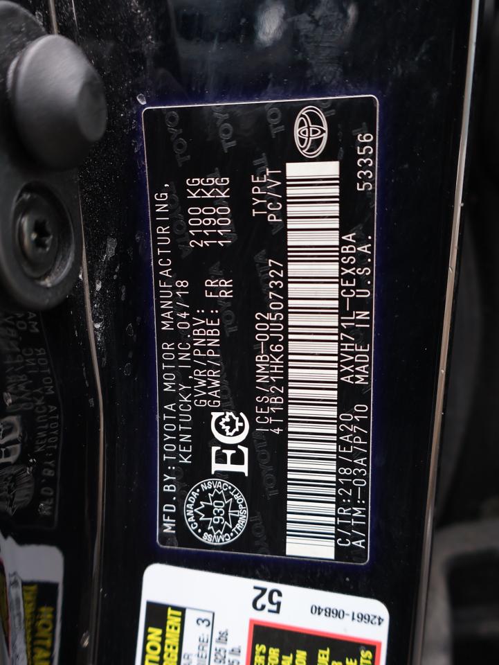 2018 Toyota Camry HYBRID SE HYBRID CERTIFIED CAMERA BLUETOOTH LEATHER HEATED SEATS SUNROOF CRUISE ALLOYS Photo