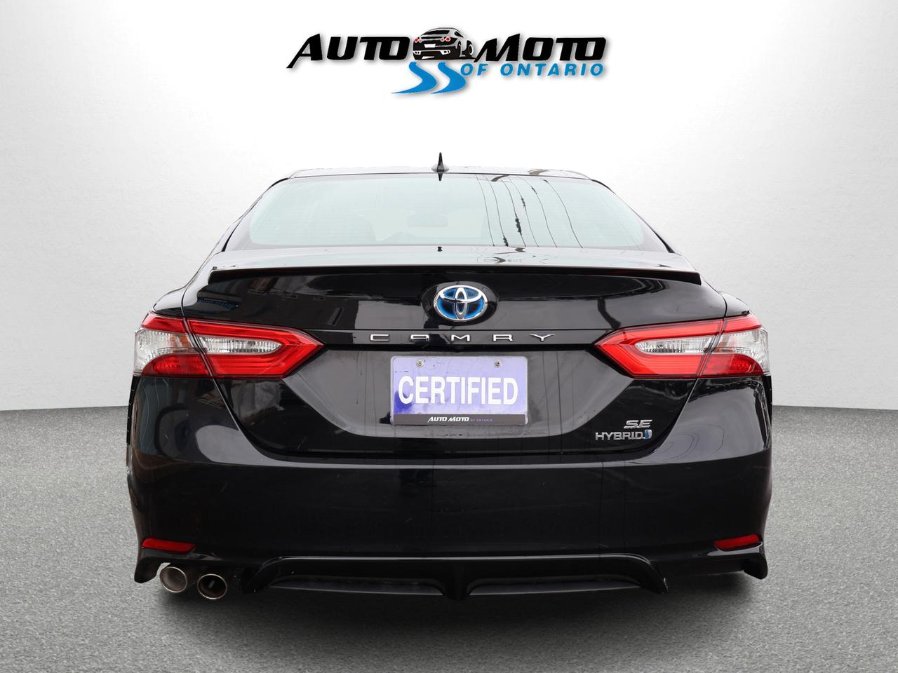 2018 Toyota Camry HYBRID SE HYBRID CERTIFIED CAMERA BLUETOOTH LEATHER HEATED SEATS SUNROOF CRUISE ALLOYS Photo
