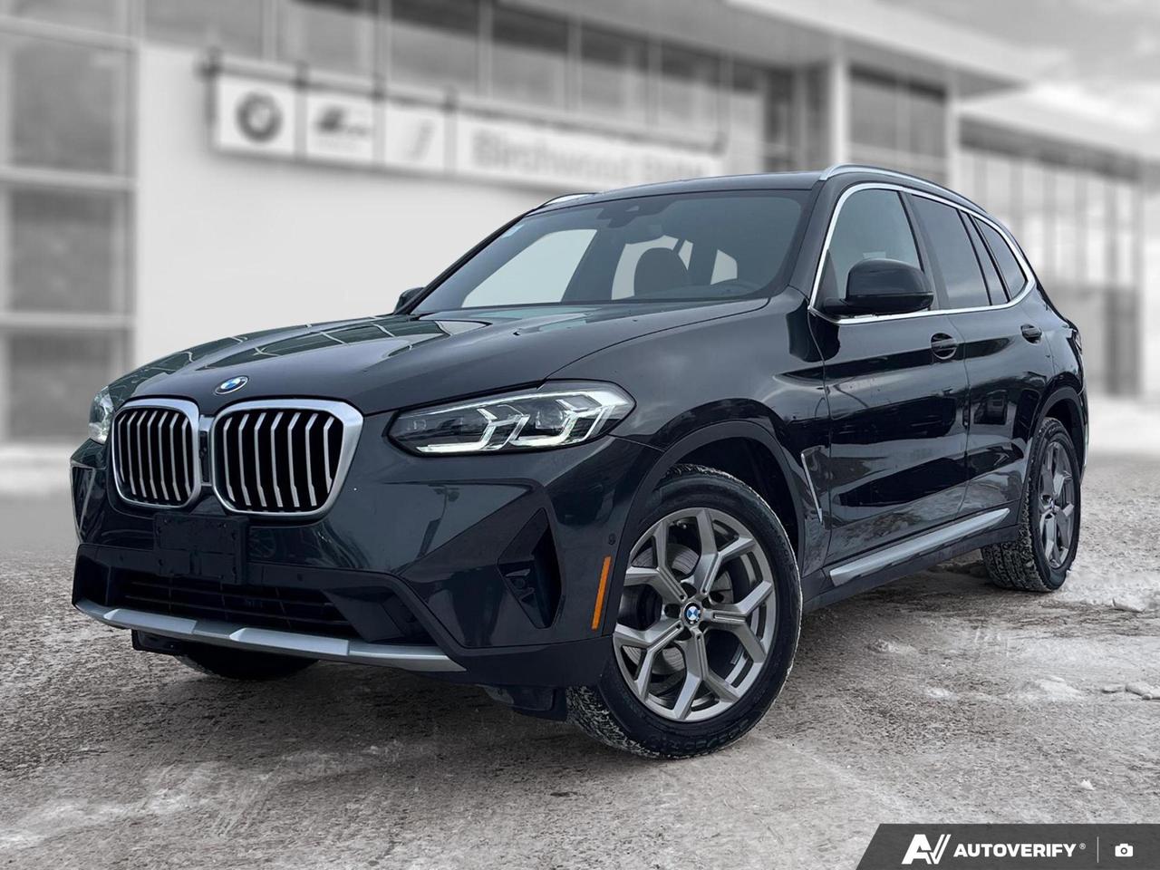 Low Kilometers!
Local Vehicle!
Good Condition!
Experience luxury and performance with this lightly used 2023 BMW X3 xDrive30i. Boasting premium features and cutting-edge technology, this SUV is perfect for those who demand the best in both comfort and capability.

- Premium Enhanced Package for an elevated driving experience
- Trailer tow hitch for added versatility
- BMW Live Cockpit with integrated navigation system
- Wireless device charging for convenient connectivity
- All-wheel drive system for superior handling in all conditions
- Automatic highbeams for enhanced visibility and safety
- Cognac interior with stylish stitching for a refined cabin ambiance

Discover the thrill of BMW engineering today. Visit Birchwood BMW to schedule a test drive and explore financing options. Our expert team is ready to answer any questions and help you find the perfect X3 to suit your lifestyle. Dont miss this opportunity to own a piece of automotive excellence.
Unforgettable experiences guaranteed! Buy your next Pre-Owned vehicle from Birchwood BMW and enjoy brand specific luxuries including:
 A full CARFAX vehicle report
 Complete vehicle detailing & a full tank of gas.
 BMW Factory Certified Technicians with 100+ Years of Experience
 Certifiable BMW Vehicles
 21 Loaner Vehicles
Discover the ultimate driving experience today! Book your appointment at 204-452-7799.
Dealer Permit #9740
Dealer permit #9740