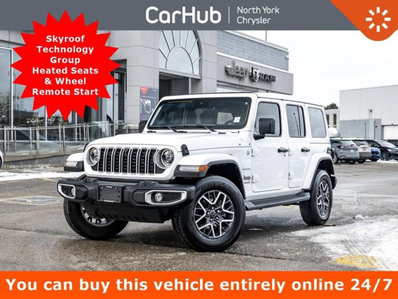 2024 Jeep Wrangler Sahara Skyroof Technology Group Heated Seats & Wheel Remote Start Photo