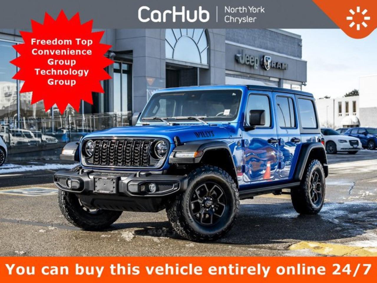 2024 Jeep Wrangler Willys Freedom Top Convenience Group Technology Group Photo