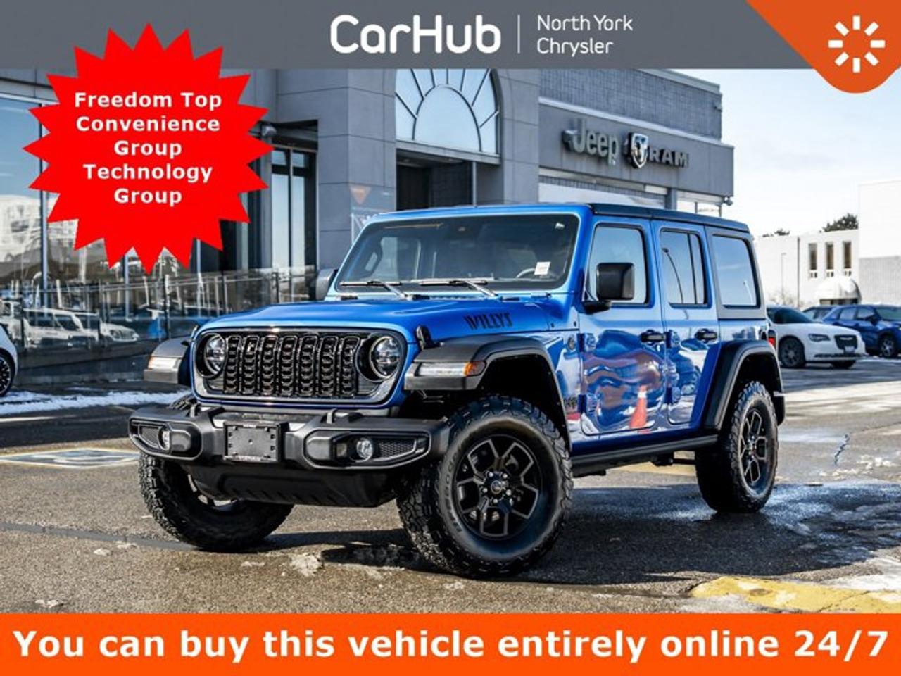 2024 Jeep Wrangler Willys Freedom Top Convenience Group Technology Group Photo0