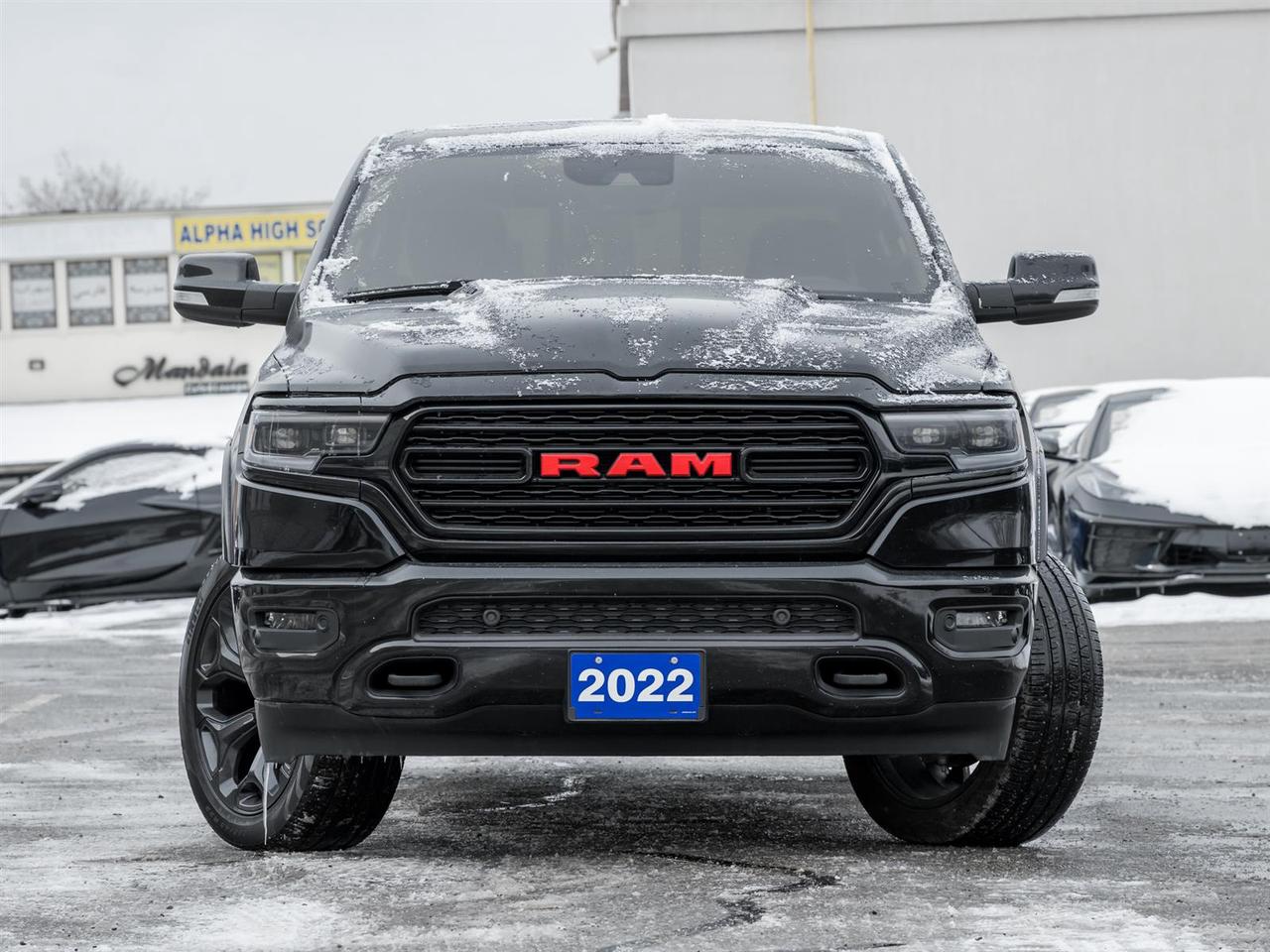 2022 RAM 1500 Limited Red Edition- Tonneau Cover | Power Steps Photo1
