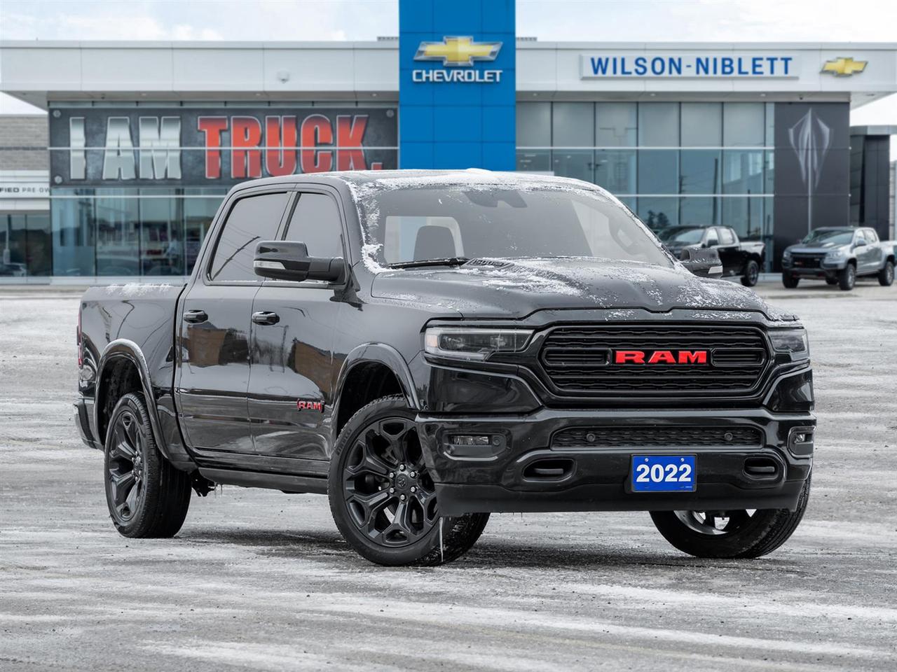 2022 RAM 1500 Limited Red Edition- Tonneau Cover | Power Steps Photo