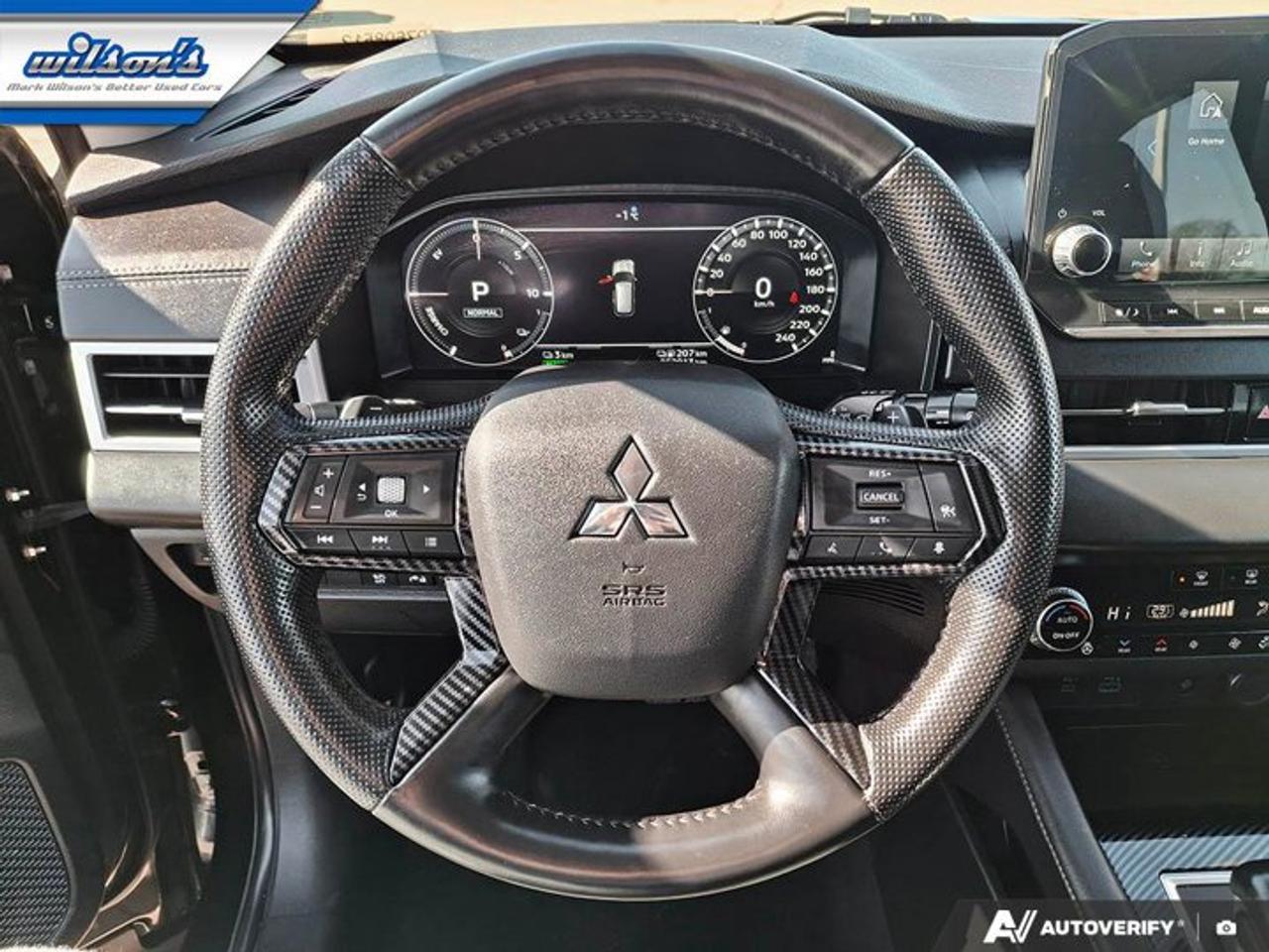 2024 Mitsubishi Outlander Plug-In Hybrid LE S-AWC | 7 Passenger | Sunroof | 360 Camera | Nav | Heated Wheel + Seats | Power Seat | and More ! Photo