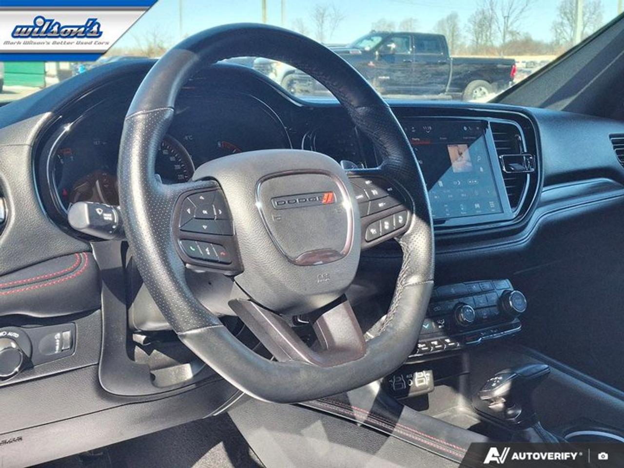 2024 Dodge Durango GT Plus AWD | Leather | Sunroof | Nav | Blacktop Pkg | 2nd Row Captains | Heated Wheel & More ! Photo