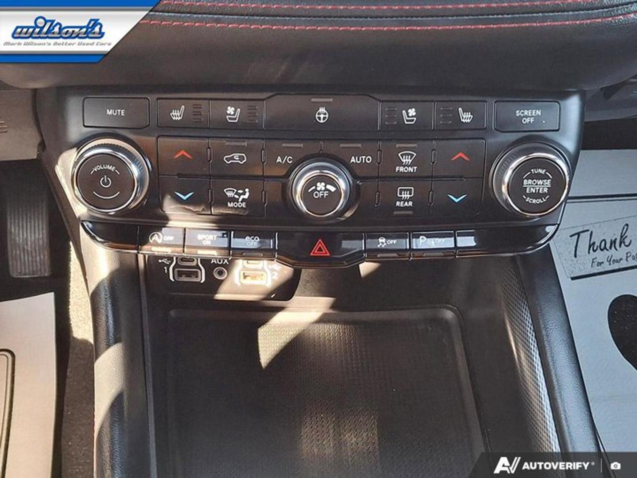 2024 Dodge Durango GT Plus AWD | Leather | Sunroof | Nav | Blacktop Pkg | 2nd Row Captains | Heated Wheel & More ! Photo