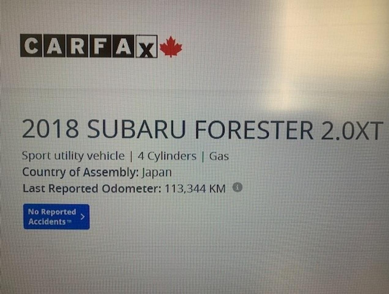 2018 Subaru Forester 2.0i XT AWD LIMITED Photo