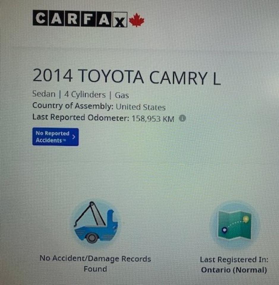 2014 Toyota Camry LE Photo