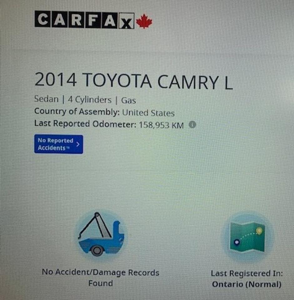 2014 Toyota Camry LE Photo