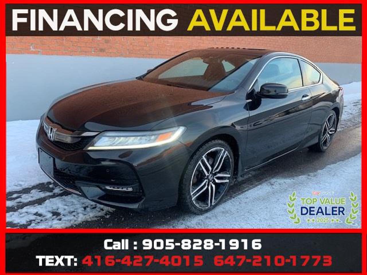 2017 Honda Accord Coupe TOURING V6 Photo0