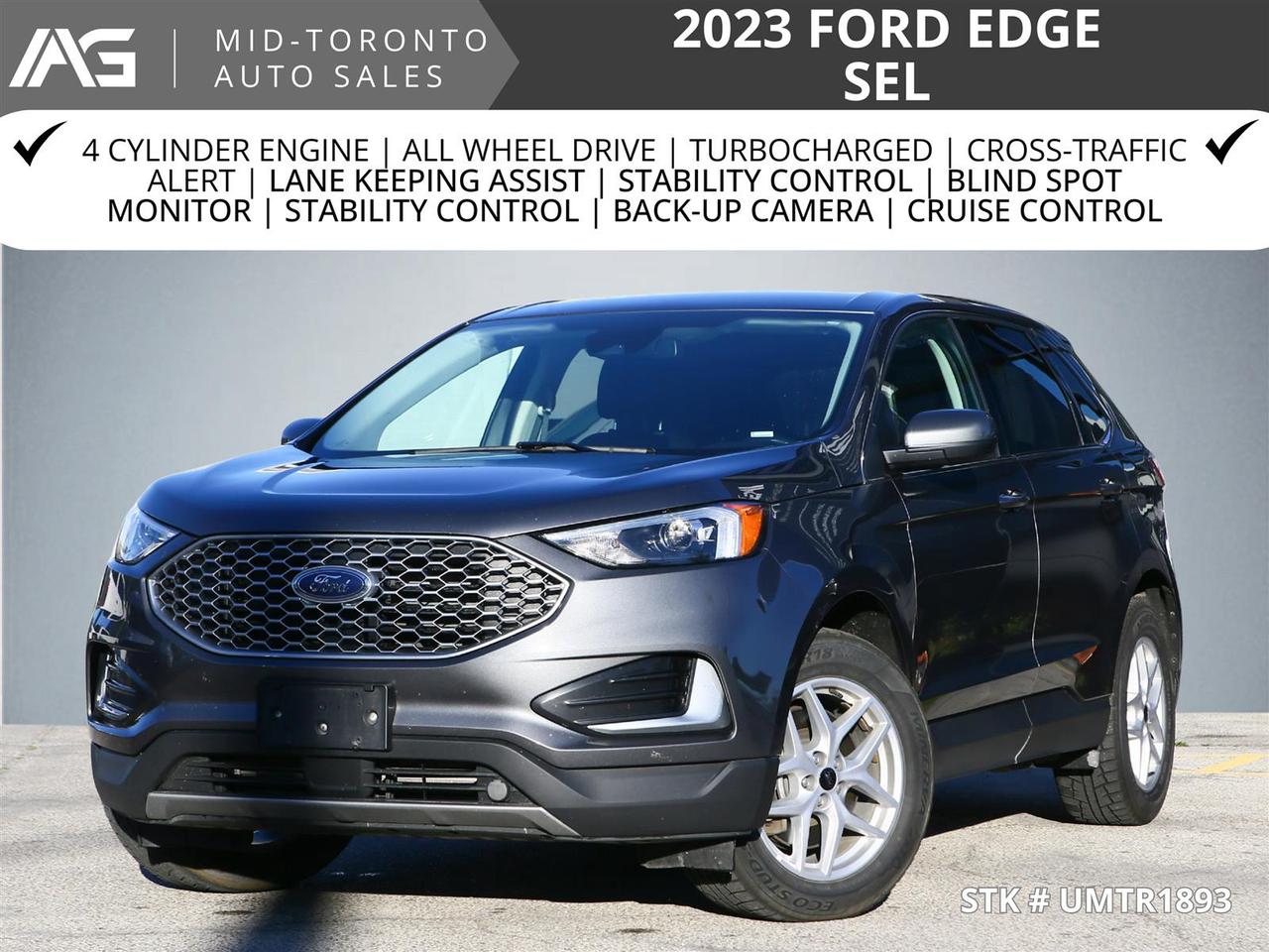 2023 Ford Edge SEL - AWD - Navigation - Leather Seats - Apple Car Play - Dual Zone Climate - Adaptive Cruise Photo