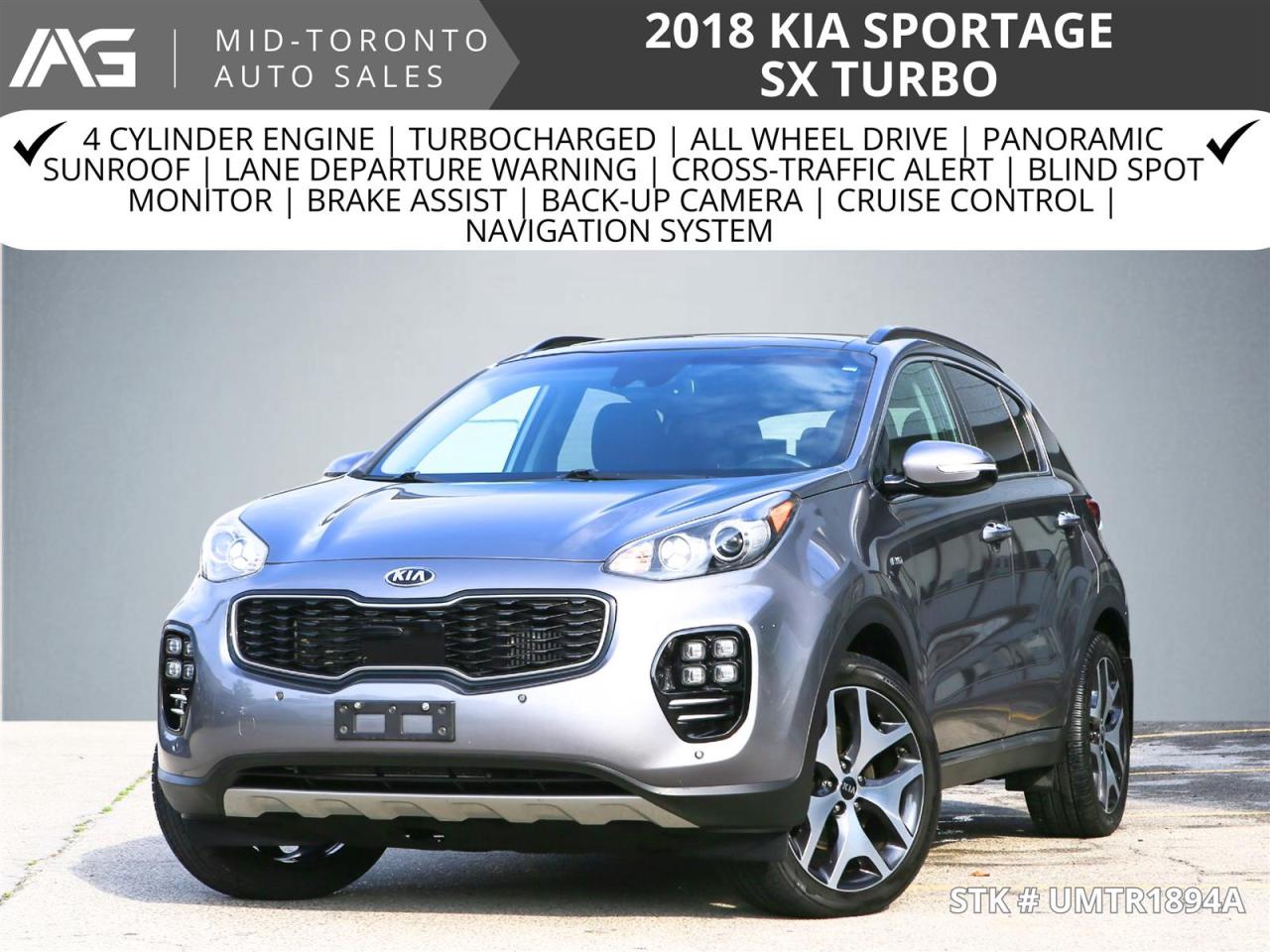 2018 Kia Sportage SX AWD | Leather| Pano Roof | Navigation| Photo