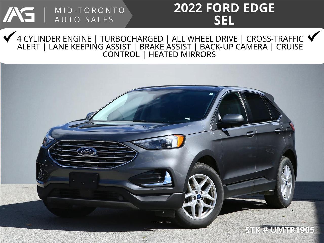 2022 Ford Edge SEL - AWD - Navigation - Leather Seats - Apple Car Play - Dual Zone Climate - Adaptive Cruise Photo0