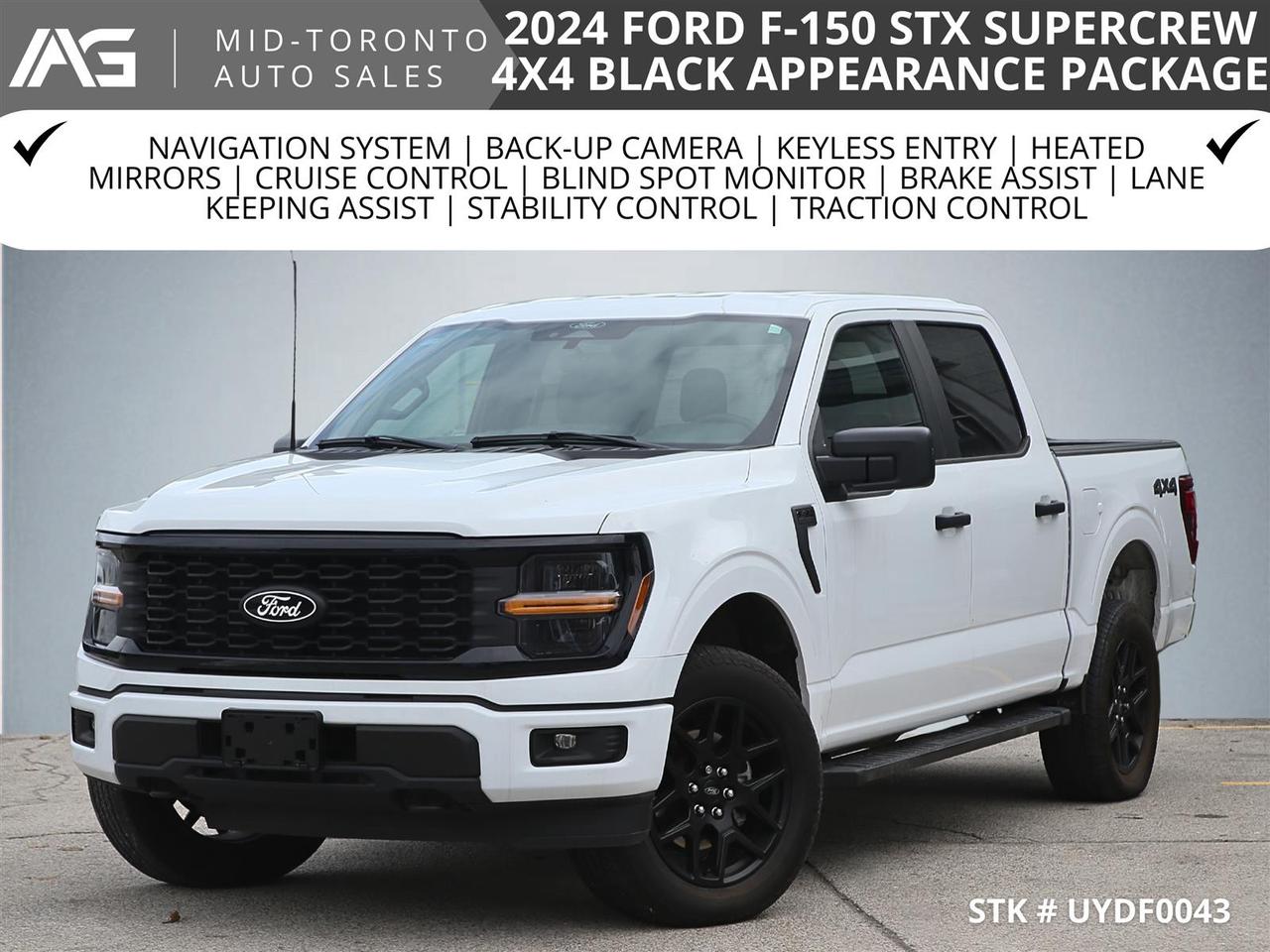 2024 Ford F-150 STX Supercrew 4X4 Black Appearance Package Photo0