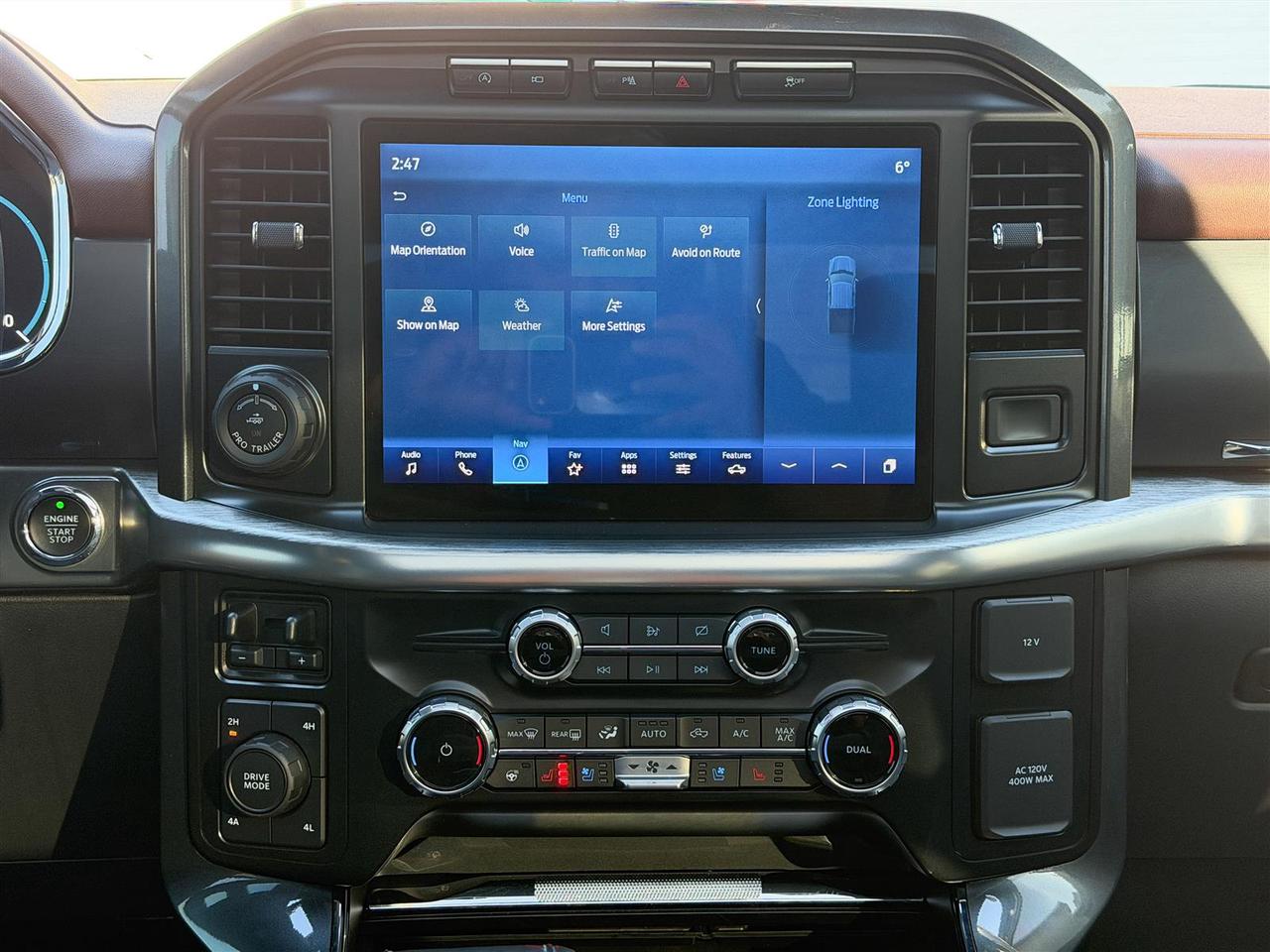 2023 Ford F-150 Lariat SuperCrew 4X4 Panoramic Roof | 20 inch Whls |12 inch Screen Lariat Sport Pkg | Full Leather Seats Photo