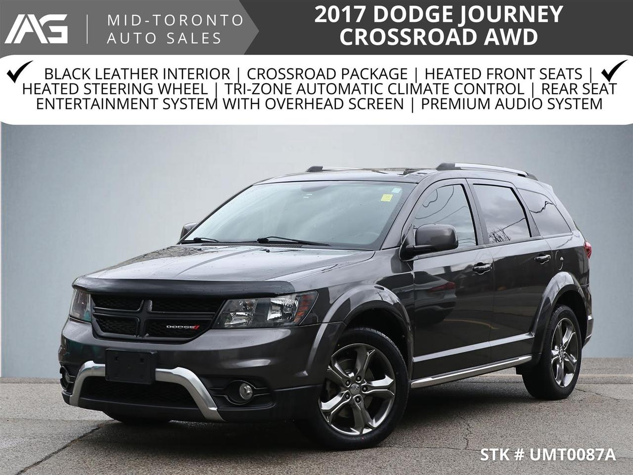 2017 Dodge Journey Crossroad Plus AWD | 7 Passenger | Rear DVD | Navigation | Leather Seats Photo0