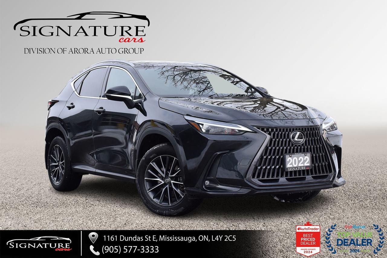 2022 Lexus NX 350h Premium AWD Red Leather Sunroof Cooled Seats Photo0