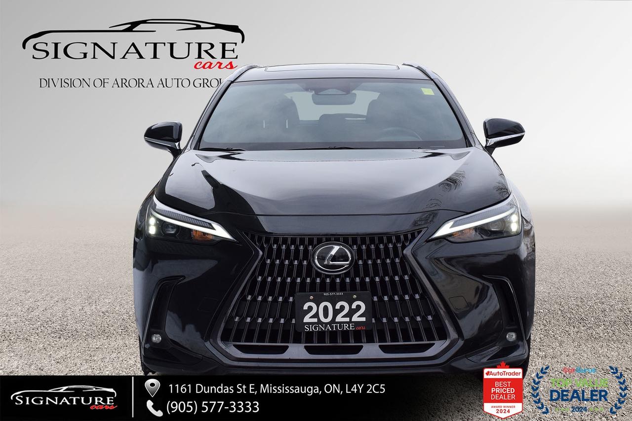 2022 Lexus NX 350h Premium AWD Red Leather Sunroof Cooled Seats Photo