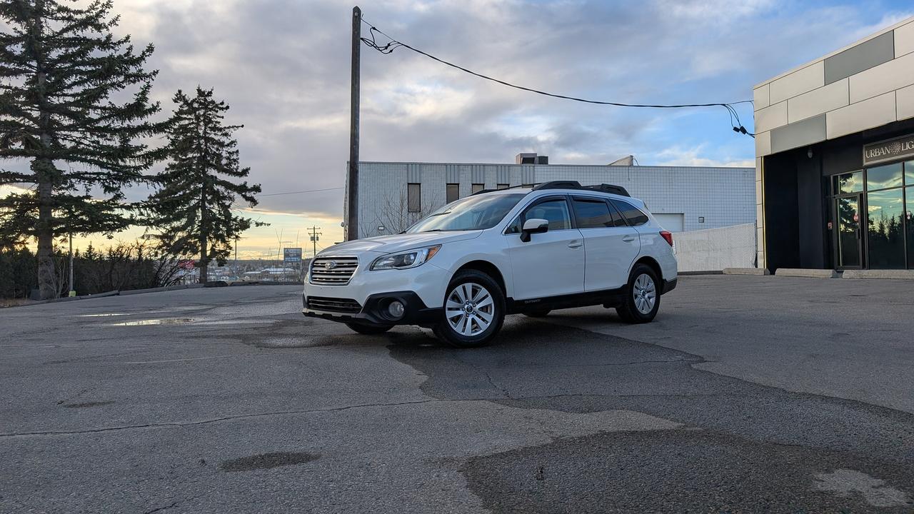 <h2 data-path-to-node=2><strong data-path-to-node=2 data-index-in-node=0>2016 Subaru Outback 3.6R Limited & Tech Package</strong></h2><p data-path-to-node=3><strong data-path-to-node=3 data-index-in-node=0>Price:</strong> $14,900 (+ GST) <strong data-path-to-node=3 data-index-in-node=23>Location:</strong> Calgary, AB</p><p data-path-to-node=4>Ready for any adventure the Rockies can throw at you? This <strong data-path-to-node=4 data-index-in-node=59>2016 Subaru Outback 3.6R Limited</strong> is the ultimate all-weather wagon. Finished in a crisp <strong data-path-to-node=4 data-index-in-node=147>White</strong> exterior with a premium <strong data-path-to-node=4 data-index-in-node=177>Black Leather</strong> interior, this top-trim model combines rugged capability with luxury comfort.</p><h3 data-path-to-node=5><strong data-path-to-node=5 data-index-in-node=0>Key Features & Trim:</strong></h3><ul data-path-to-node=6><li><p data-path-to-node=6,0,0><strong data-path-to-node=6,0,0 data-index-in-node=0>Engine:</strong> Powerful 3.6L Flat-6 engine (The desirable 6-cylinder option!).</p></li><li><p data-path-to-node=6,1,0><strong data-path-to-node=6,1,0 data-index-in-node=0>Trim:</strong> Limited with Tech Package&mdash;loaded with safety and convenience features.</p></li><li><p data-path-to-node=6,2,0><strong data-path-to-node=6,2,0 data-index-in-node=0>Interior:</strong> Heated black leather seats (front and rear), navigation, sunroof, and premium audio.</p></li><li><p data-path-to-node=6,3,0><strong data-path-to-node=6,3,0 data-index-in-node=0>Safety:</strong> Subaru Eyesight&reg; Driver Assist Technology.</p></li><li><p data-path-to-node=6,4,0><strong data-path-to-node=6,4,0 data-index-in-node=0>Condition:</strong> Fully inspected and ready for the road.</p></li></ul><h3 data-path-to-node=7><strong data-path-to-node=7 data-index-in-node=0>Warranty & Peace of Mind:</strong></h3><p data-path-to-node=8>Drive away with confidence! We include two flexible options for your peace of mind:</p><ol start=1 data-path-to-node=9><li><p data-path-to-node=9,0,0><strong data-path-to-node=9,0,0 data-index-in-node=0>Included:</strong> A comprehensive <strong data-path-to-node=9,0,0 data-index-in-node=26>6-Month Powertrain Warranty</strong>.</p></li><li><p data-path-to-node=9,1,0><strong data-path-to-node=9,1,0 data-index-in-node=0>Upgrade Option:</strong> Take <strong data-path-to-node=9,1,0 data-index-in-node=21>$1,000 OFF</strong> any other extended warranty option we offer if you prefer maximum coverage.</p></li></ol><h3 data-path-to-node=10><strong data-path-to-node=10 data-index-in-node=0>Pricing & Transparency:</strong></h3><ul data-path-to-node=11><li><p data-path-to-node=11,0,0><strong data-path-to-node=11,0,0 data-index-in-node=0>Sale Price:</strong> <strong data-path-to-node=11,0,0 data-index-in-node=12>$14900 + GST</strong></p></li><li><p data-path-to-node=11,1,0><strong data-path-to-node=11,1,0 data-index-in-node=0>No Hidden Fees:</strong> We charge <strong data-path-to-node=11,1,0 data-index-in-node=26>ZERO</strong> admin or documentation fees on cash purchases.</p></li><li><p data-path-to-node=11,2,0><em data-path-to-node=11,2,0 data-index-in-node=0>Financing is available! Please note that standard fees and charges associated with financing will apply if you choose to finance.</em></p></li></ul><hr data-path-to-node=12><p data-path-to-node=13><strong data-path-to-node=13 data-index-in-node=0>Fagan Family Automotive &ndash; By Appointment Only</strong> <strong data-path-to-node=13 data-index-in-node=46>AMVIC Licensed Dealer &ndash; All prices plus GST and costs & charges associated with financing.</strong></p>