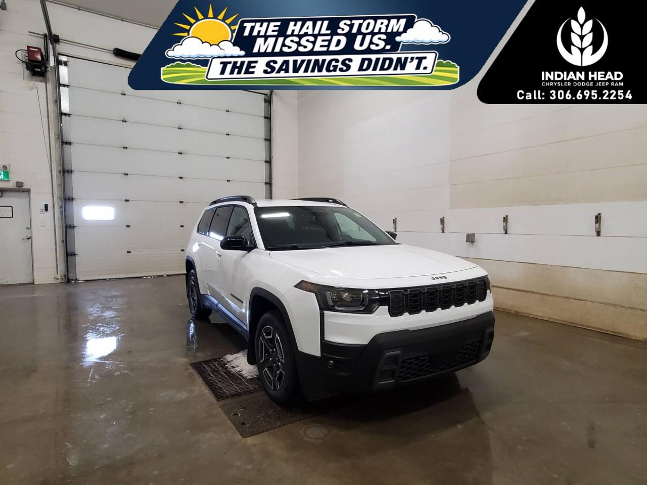 <p>The 2026 Jeep Cherokee Laredo 4x4 delivers a perfect balance of efficiency, capability, and everyday comfort, making it a smart choice for drivers who want versatility in every season.</p><p>Finished in <strong>Bright White</strong>, this SUV offers a clean, modern look that stands out on the road while remaining timeless and easy to maintain.</p><p>Under the hood, it features an efficient <strong>1.6L 4-cylinder engine paired with an electronic variable transmission (EVT)</strong>, providing smooth performance and impressive fuel economy. The <strong>4x4 system</strong> ensures confident handling in all weather and road conditions.</p><p>Inside, the Cherokee Laredo offers a comfortable and well-equipped cabin with features designed for convenience and connectivity. Enjoy <strong>Apple CarPlay®, Android Auto, dual-zone climate control, remote start, heated front seats, and a large Uconnect® 5 system with a 12.3-inch display</strong>, keeping you connected and comfortable on every drive.</p><p>Safety is a strong focus with advanced features including <strong>Adaptive Cruise Control with Stop and Go, Blind-Spot Monitoring, Lane Management System, Forward Collision Warning with Active Braking, Pedestrian/Cyclist Emergency Braking, ParkView® Rear Back-Up Camera, and Park-Sense® Rear Park Assist</strong>, giving you added confidence behind the wheel.</p><p>With its efficient performance, advanced safety technology, and everyday practicality, the 2026 Jeep Cherokee Laredo 4x4 is ready for whatever your day brings.</p><p>Please confirm all vehicle details and features with our sales team and start the buying process today at Indian Head Chrysler Dodge Jeep Ram Ltd.</p>