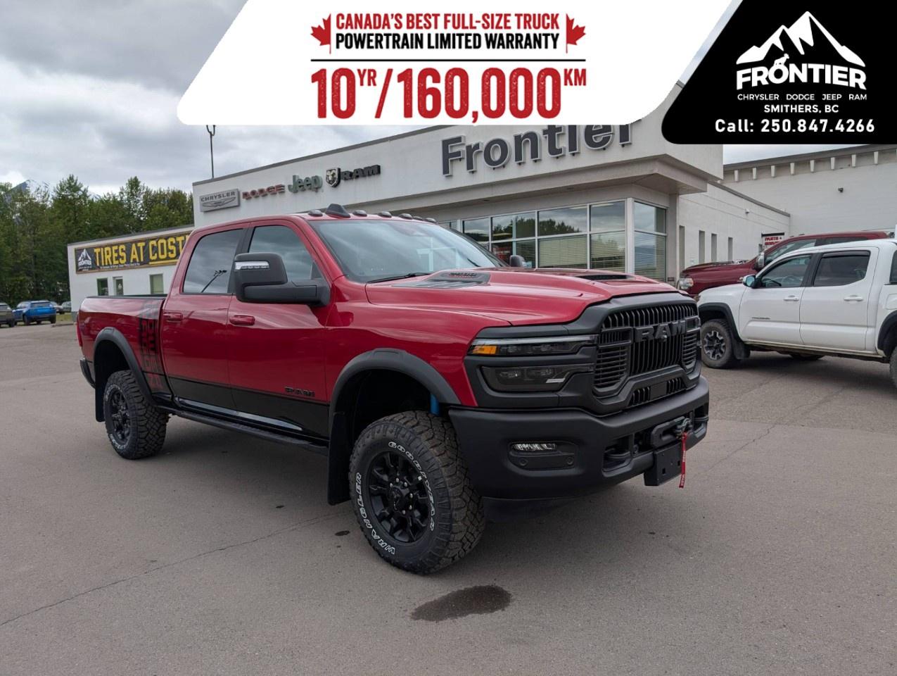 <p>Get ready for serious off-road capability in this <strong>2026 Ram 2500 Power Wagon</strong>, a purpose-built truck designed for drivers who want strength, control, and everyday comfort in one rugged package. With a capable <strong>4×4 drivetrain</strong> and a <strong>Crew Cab</strong> configuration, this Power Wagon is ready for workdays, weekends, and everything in between.</p><p>Under the hood, its powered by a <strong>6.4L V8 gasoline engine</strong> paired with an <strong>automatic transmission</strong>, delivering strong performance and the confidence Ram trucks are known for. Its heavy-duty build and balanced handling make it a solid choice whether youre heading off the beaten path or cruising on the highway.</p><p>Inside, this Ram 2500 Power Wagon offers a practical and comfortable cabin with features like <strong>air conditioning</strong>, <strong>heated seats</strong>, <strong>power seats</strong>, <strong>power windows</strong>, and <strong>keyless entry</strong>. Stay connected with <strong>Bluetooth connection</strong>, <strong>smart device integration</strong>, <strong>satellite radio</strong>, and a <strong>Wi-Fi hotspot</strong>, while driving aids such as a <strong>backup camera</strong>, <strong>lane assist</strong>, <strong>brake assist</strong>, <strong>parking sensors</strong>, <strong>cruise control</strong>, and a <strong>navigation system</strong> help add confidence behind the wheel.</p><p>If youre looking for a capable and well-equipped heavy-duty truck, this <strong>2026 Ram 2500 Power Wagon</strong> is worth a closer look. <strong>Please confirm all vehicle details and available features with our sales team, and start the buying process today at Frontier Chrysler Dodge Jeep Ram Ltd.</strong></p>