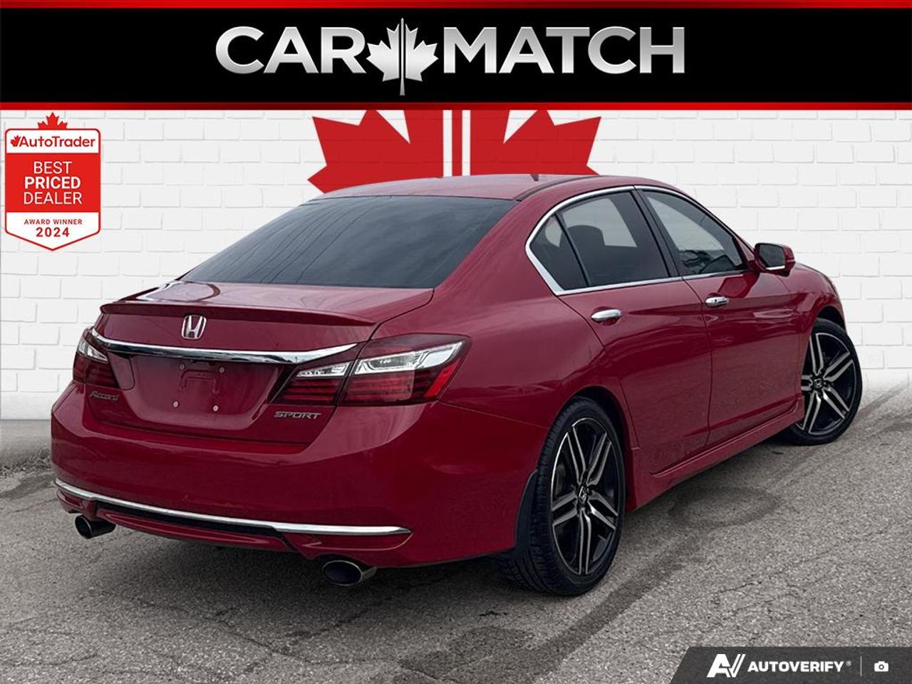 2017 Honda Accord SPORT / NO ACCIDENTS / ROOF / HTD SEATS / PWR SEAT Photo4